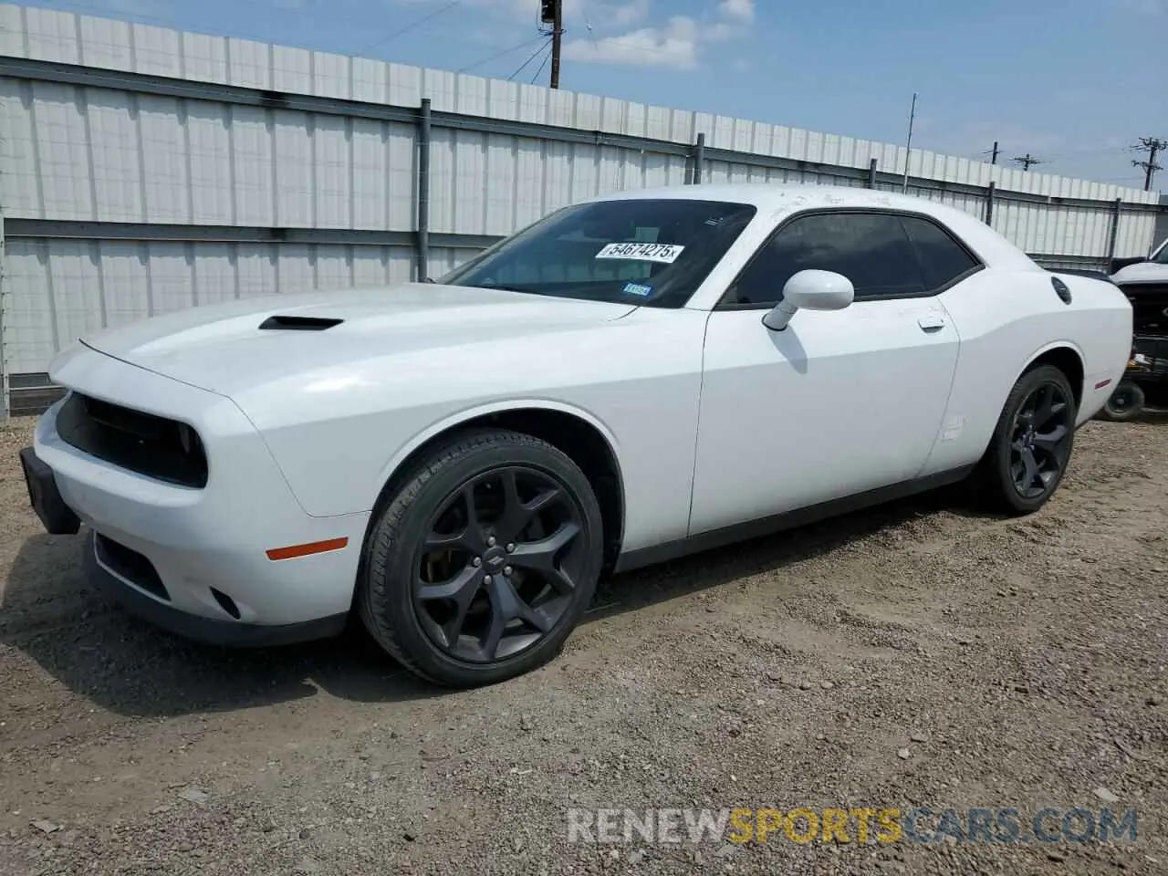 1 Photograph of a damaged car 2C3CDZAG1LH239725 DODGE CHALLENGER 2020