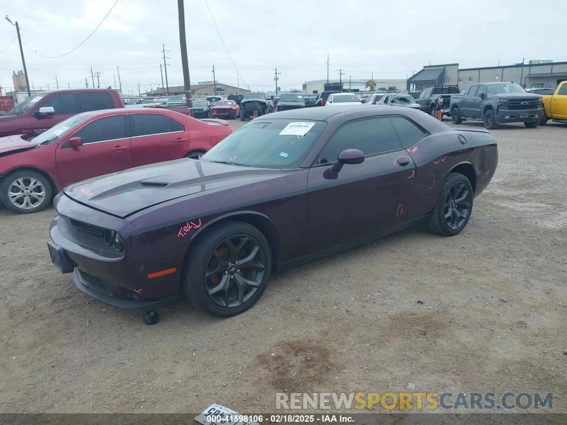 2 Photograph of a damaged car 2C3CDZAG1LH253771 DODGE CHALLENGER 2020