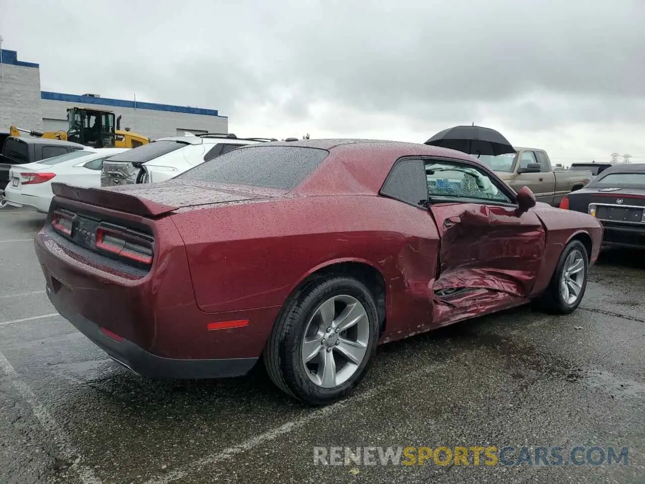 3 Photograph of a damaged car 2C3CDZAG2LH104222 DODGE CHALLENGER 2020