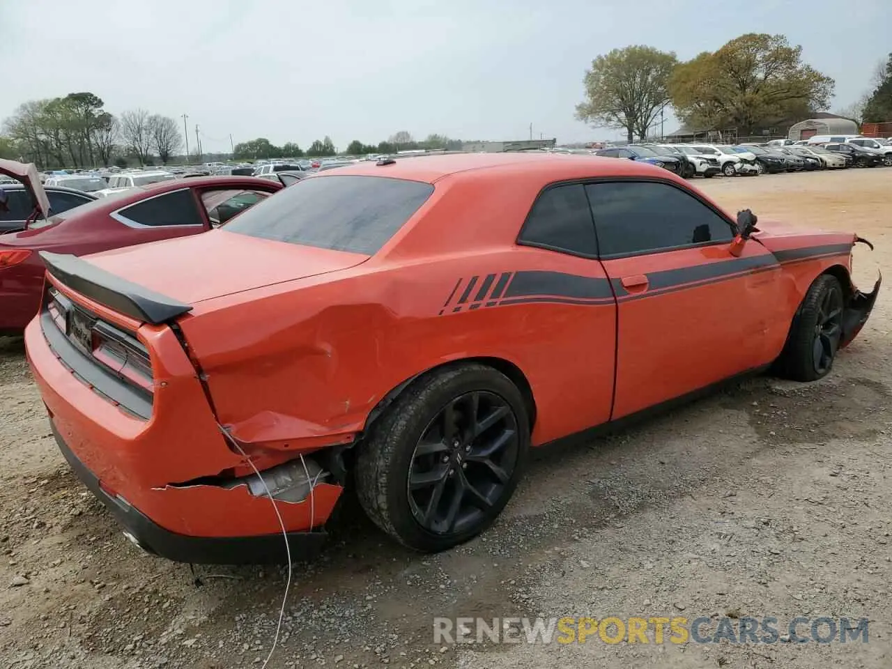 3 Photograph of a damaged car 2C3CDZAG2LH202019 DODGE CHALLENGER 2020