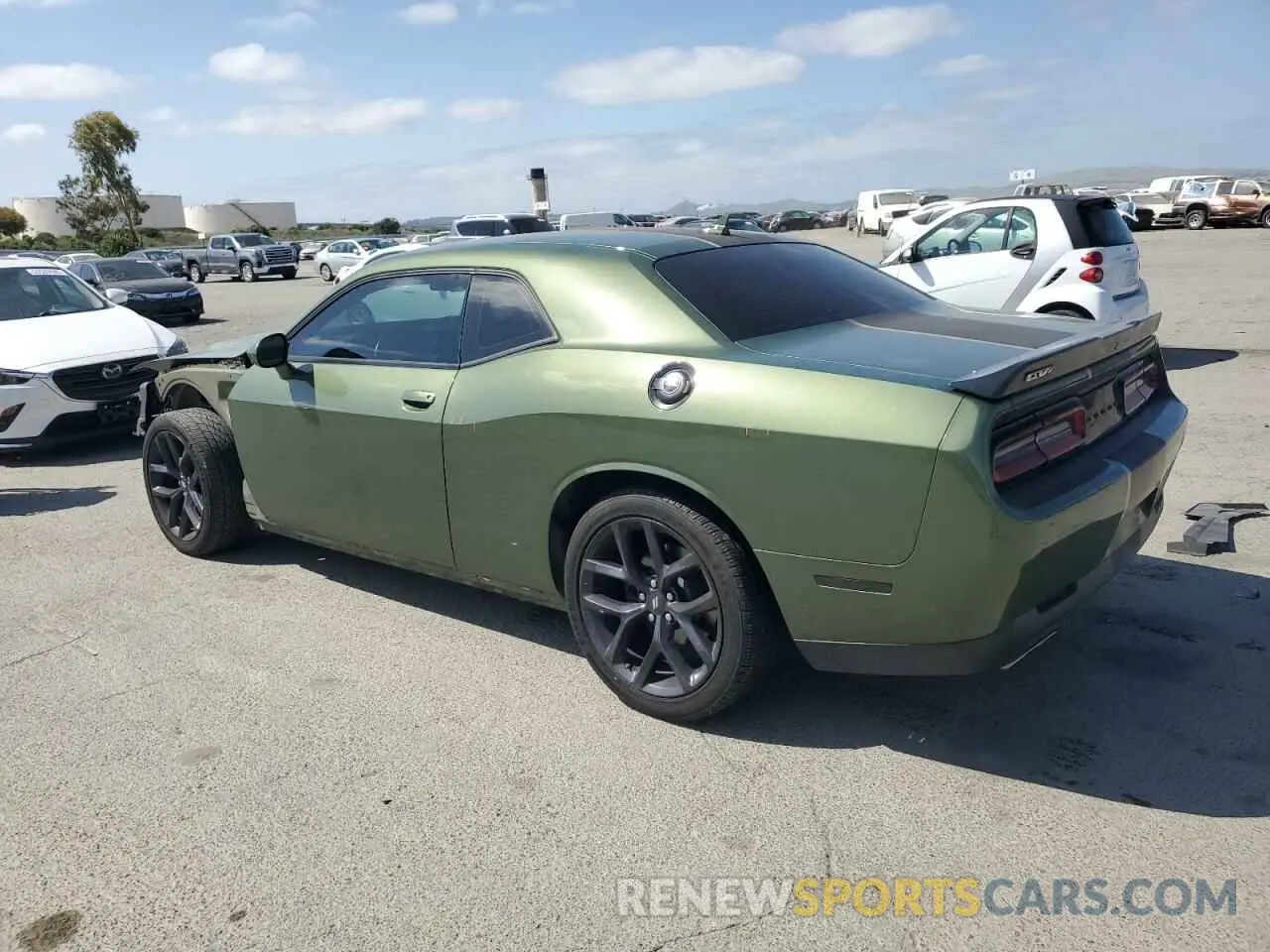 2 Photograph of a damaged car 2C3CDZAG5LH105588 DODGE CHALLENGER 2020