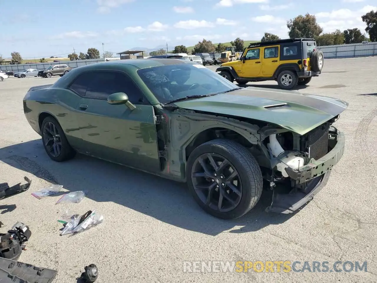 4 Photograph of a damaged car 2C3CDZAG5LH105588 DODGE CHALLENGER 2020