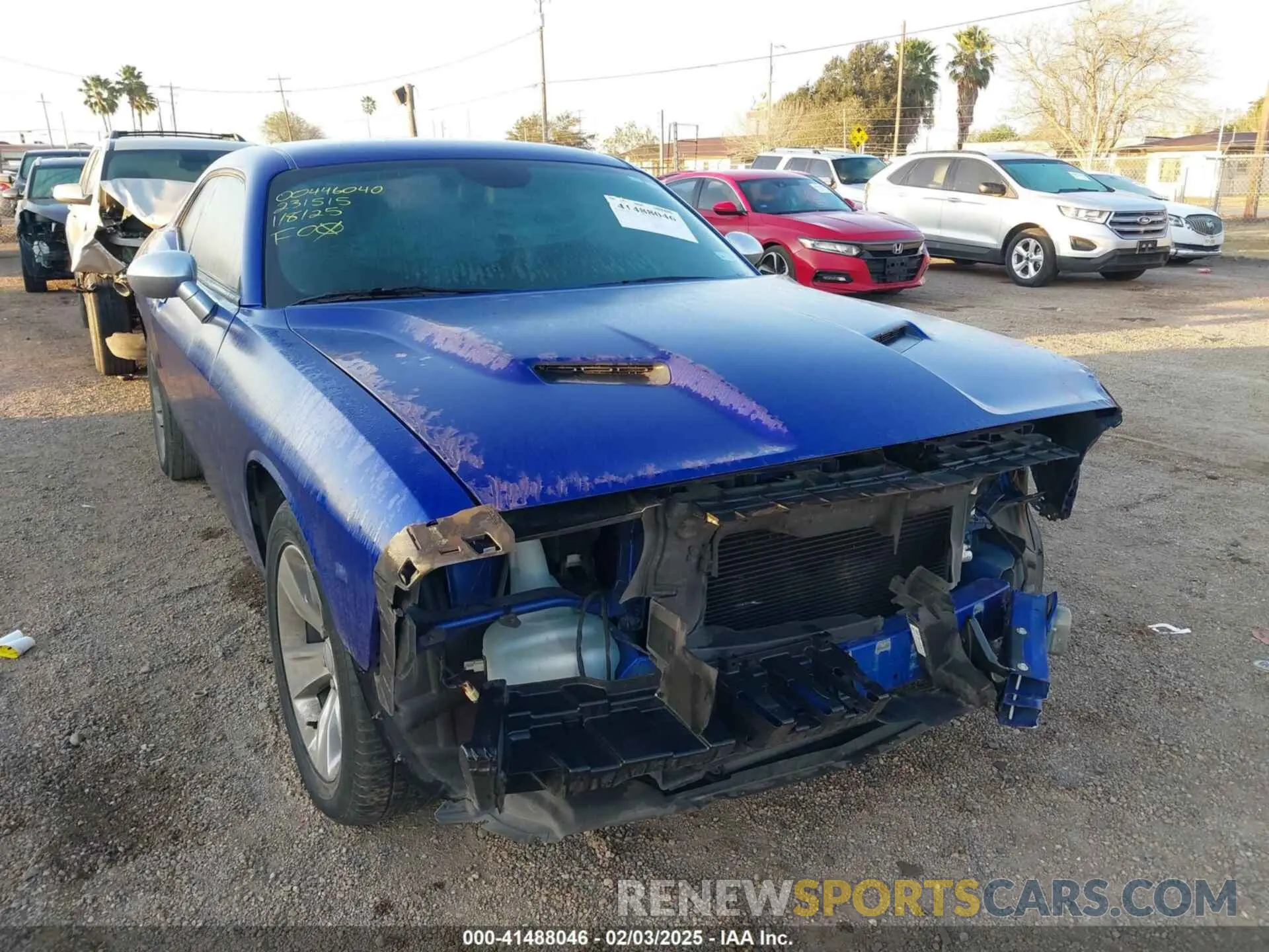 1 Photograph of a damaged car 2C3CDZAG5LH231515 DODGE CHALLENGER 2020