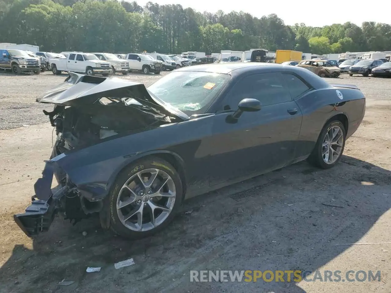 1 Photograph of a damaged car 2C3CDZAG6LH185290 DODGE CHALLENGER 2020