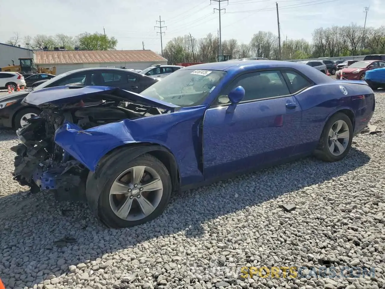 1 Photograph of a damaged car 2C3CDZAG6LH203318 DODGE CHALLENGER 2020