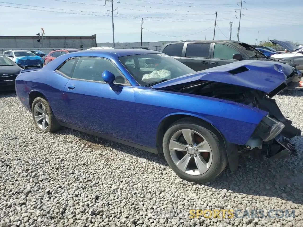 4 Photograph of a damaged car 2C3CDZAG6LH203318 DODGE CHALLENGER 2020