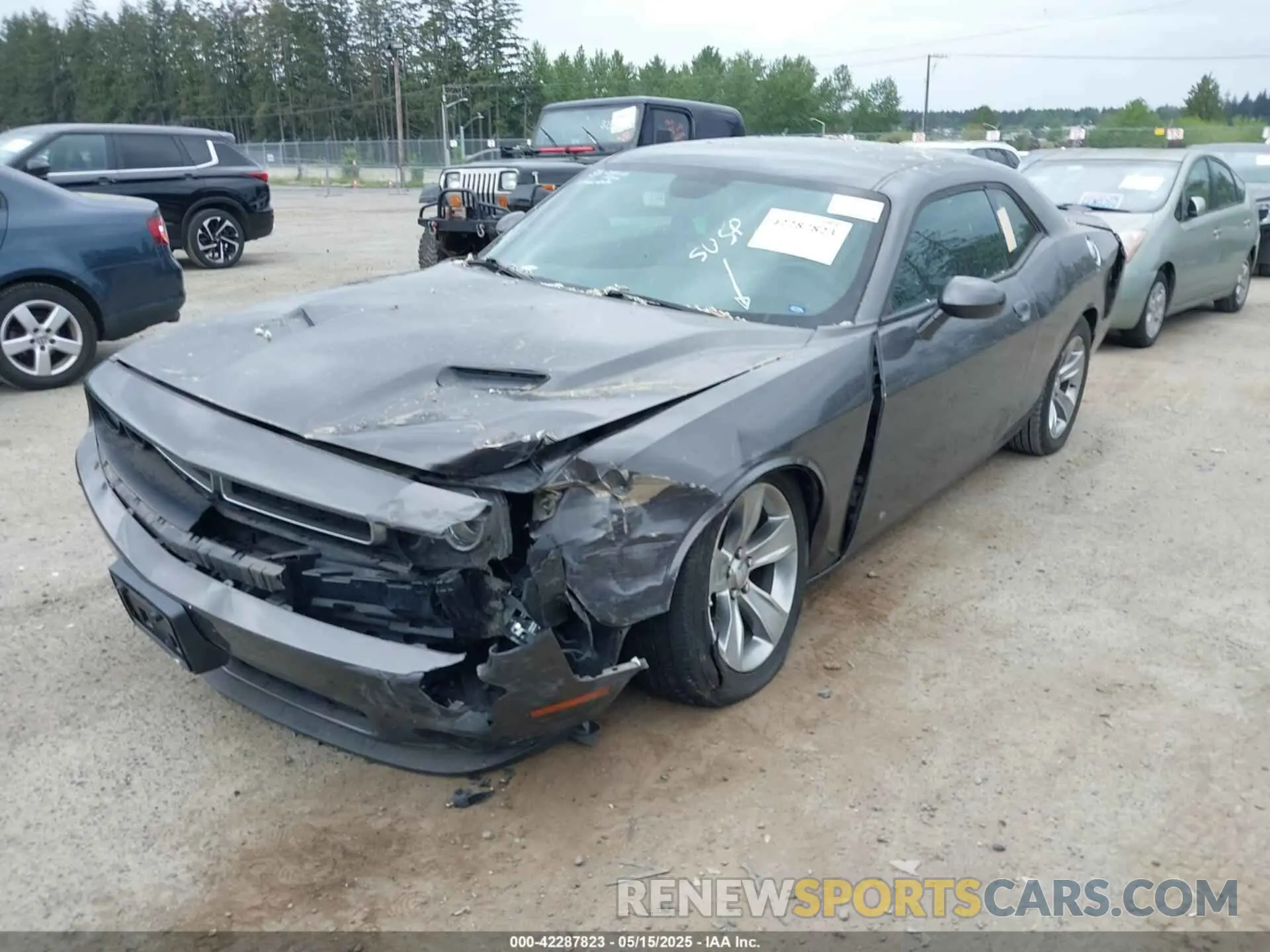 2 Photograph of a damaged car 2C3CDZAG6LH226713 DODGE CHALLENGER 2020