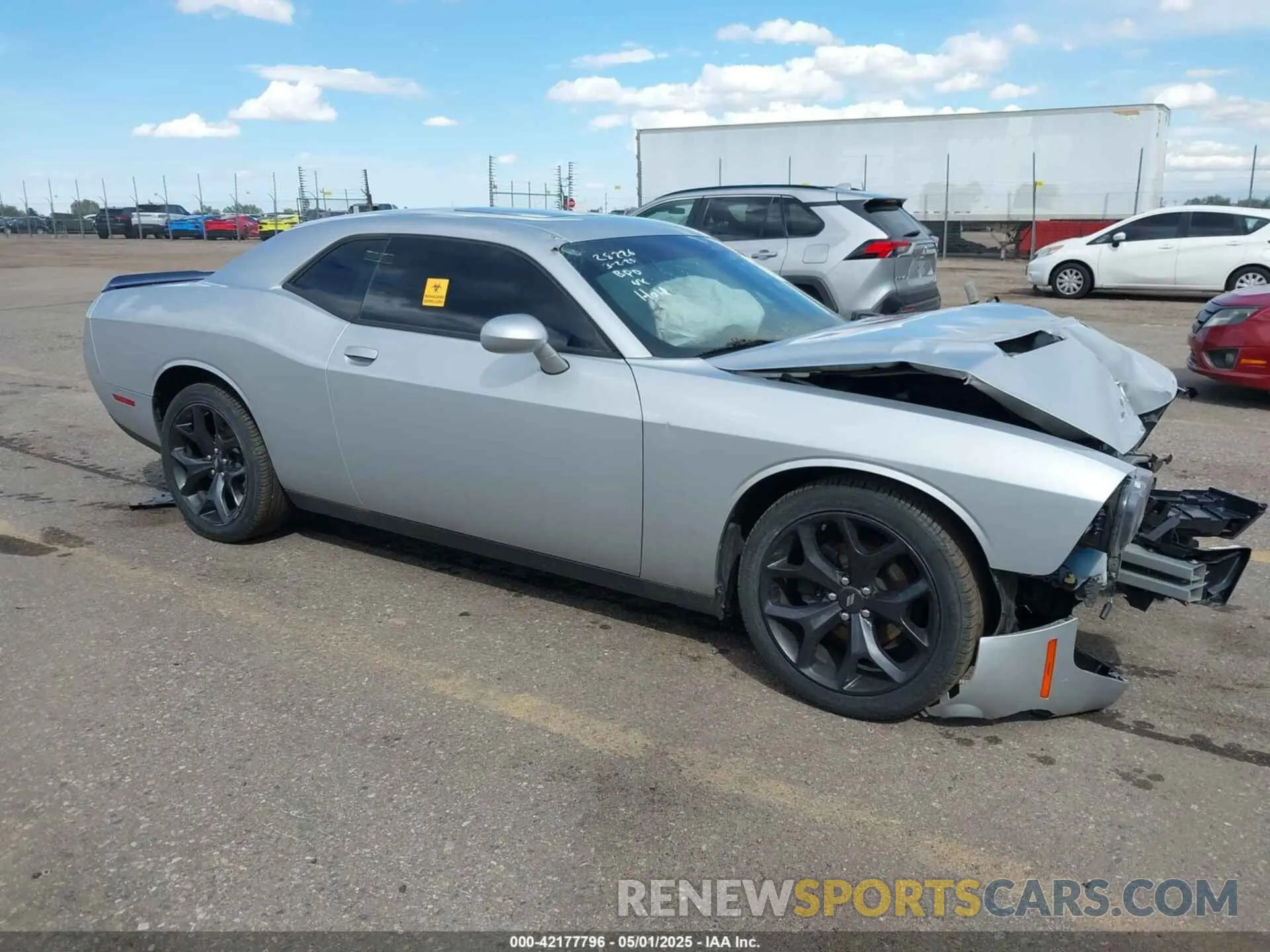 1 Photograph of a damaged car 2C3CDZAG6LH247030 DODGE CHALLENGER 2020