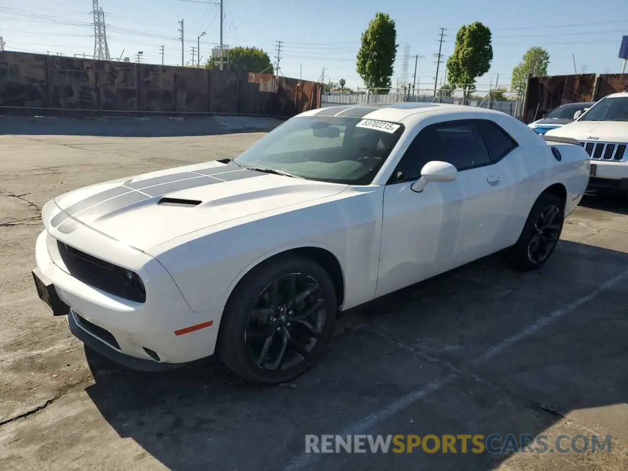1 Photograph of a damaged car 2C3CDZAG7LH161595 DODGE CHALLENGER 2020