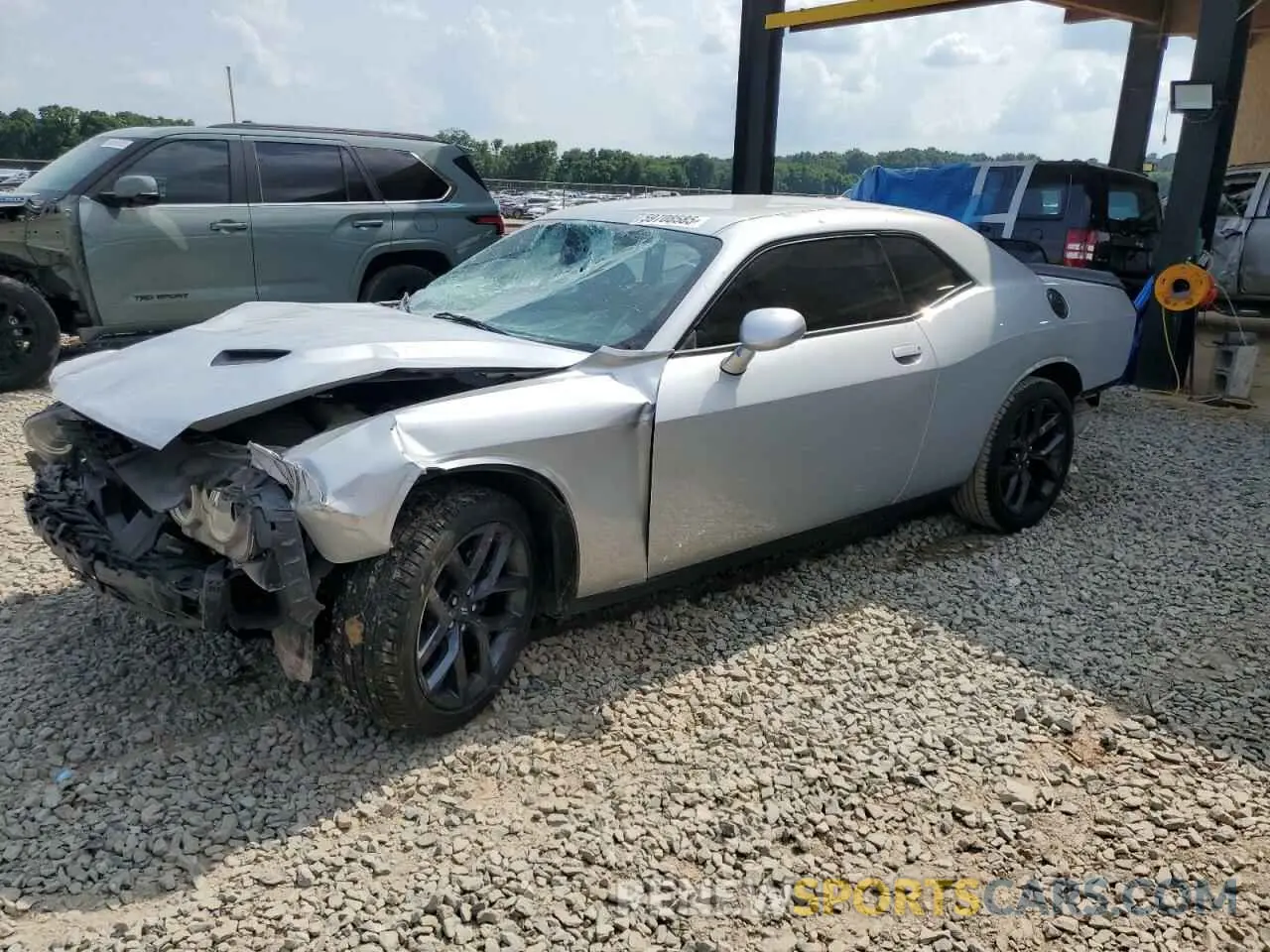 1 Photograph of a damaged car 2C3CDZAG7LH211086 DODGE CHALLENGER 2020