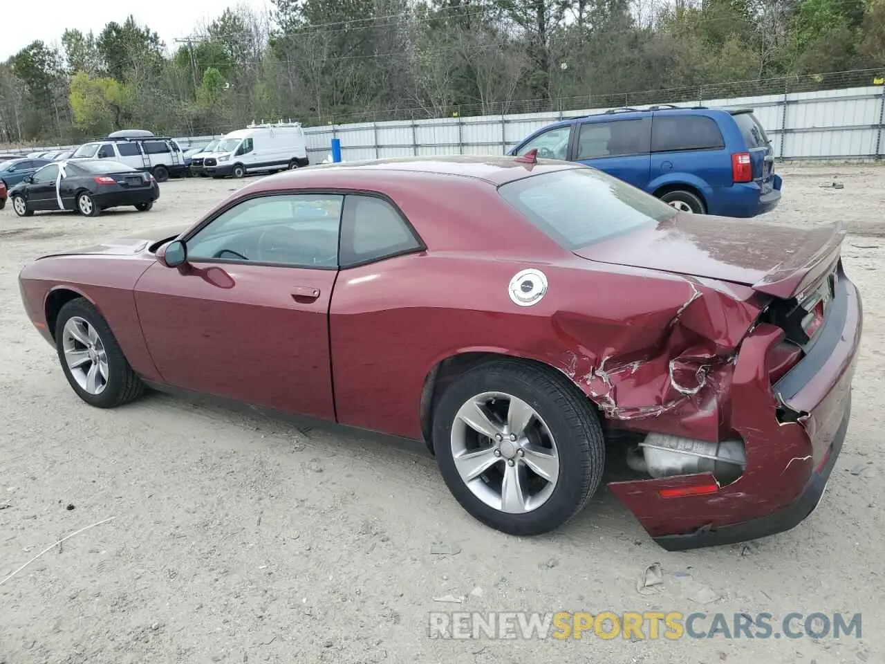 2 Photograph of a damaged car 2C3CDZAG8LH206771 DODGE CHALLENGER 2020