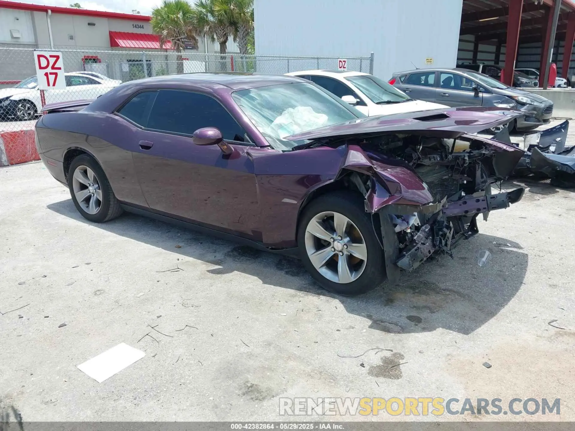 1 Photograph of a damaged car 2C3CDZAG8LH206818 DODGE CHALLENGER 2020