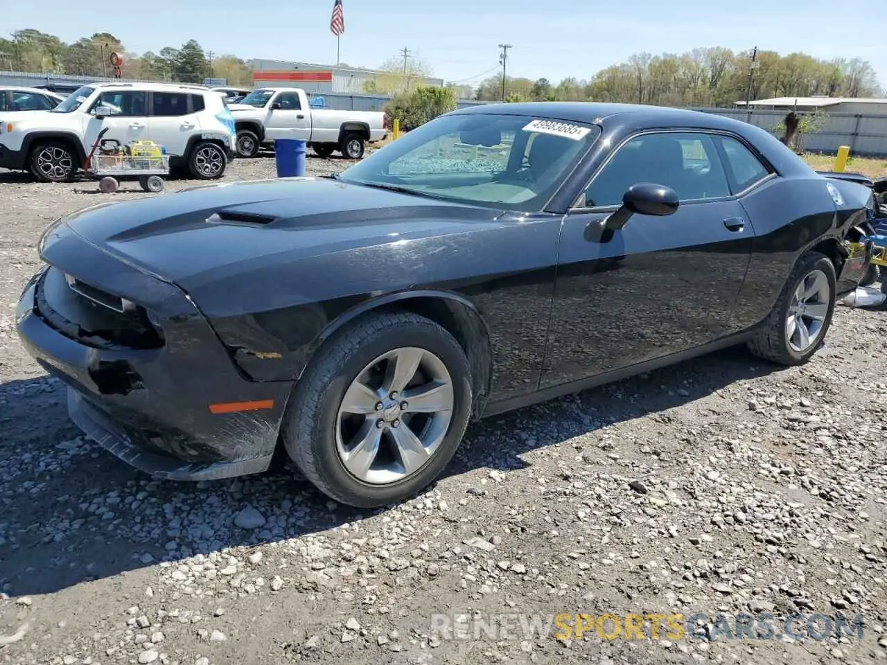 1 Photograph of a damaged car 2C3CDZAG8LH211324 DODGE CHALLENGER 2020