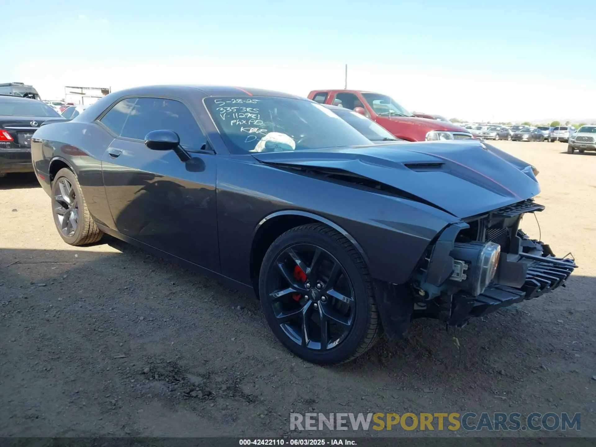 1 Photograph of a damaged car 2C3CDZAG9LH112981 DODGE CHALLENGER 2020