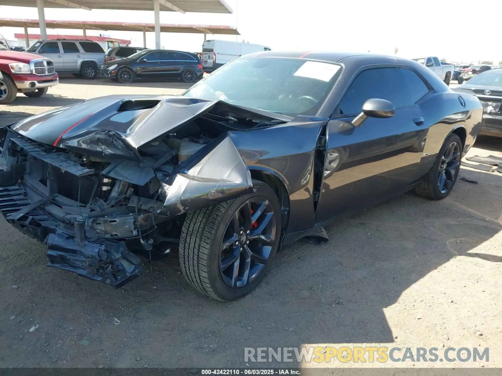 2 Photograph of a damaged car 2C3CDZAG9LH112981 DODGE CHALLENGER 2020