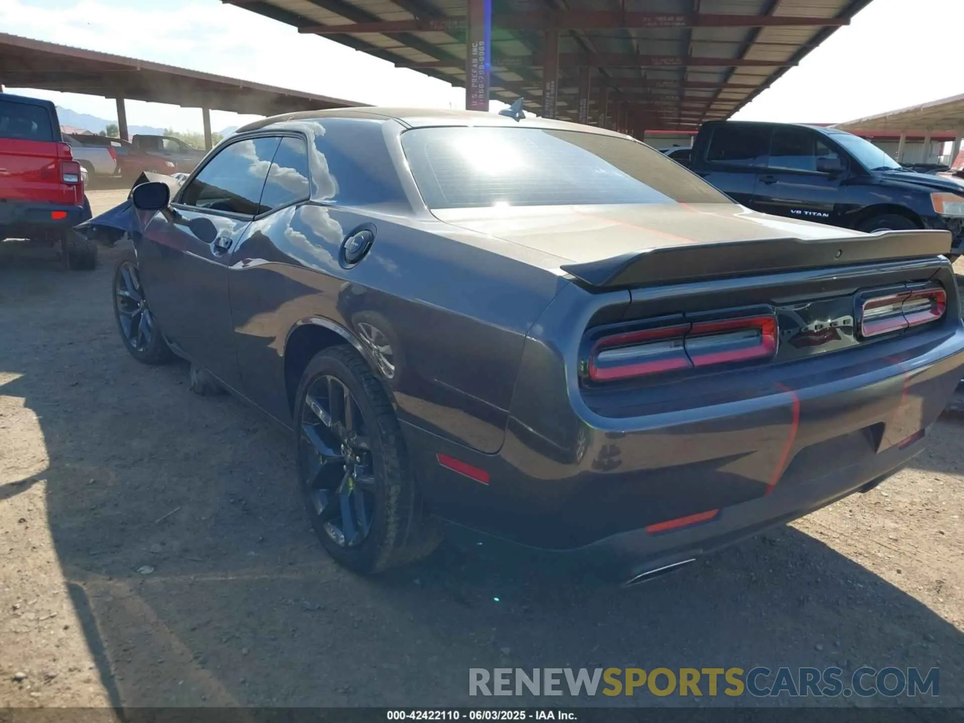 3 Photograph of a damaged car 2C3CDZAG9LH112981 DODGE CHALLENGER 2020