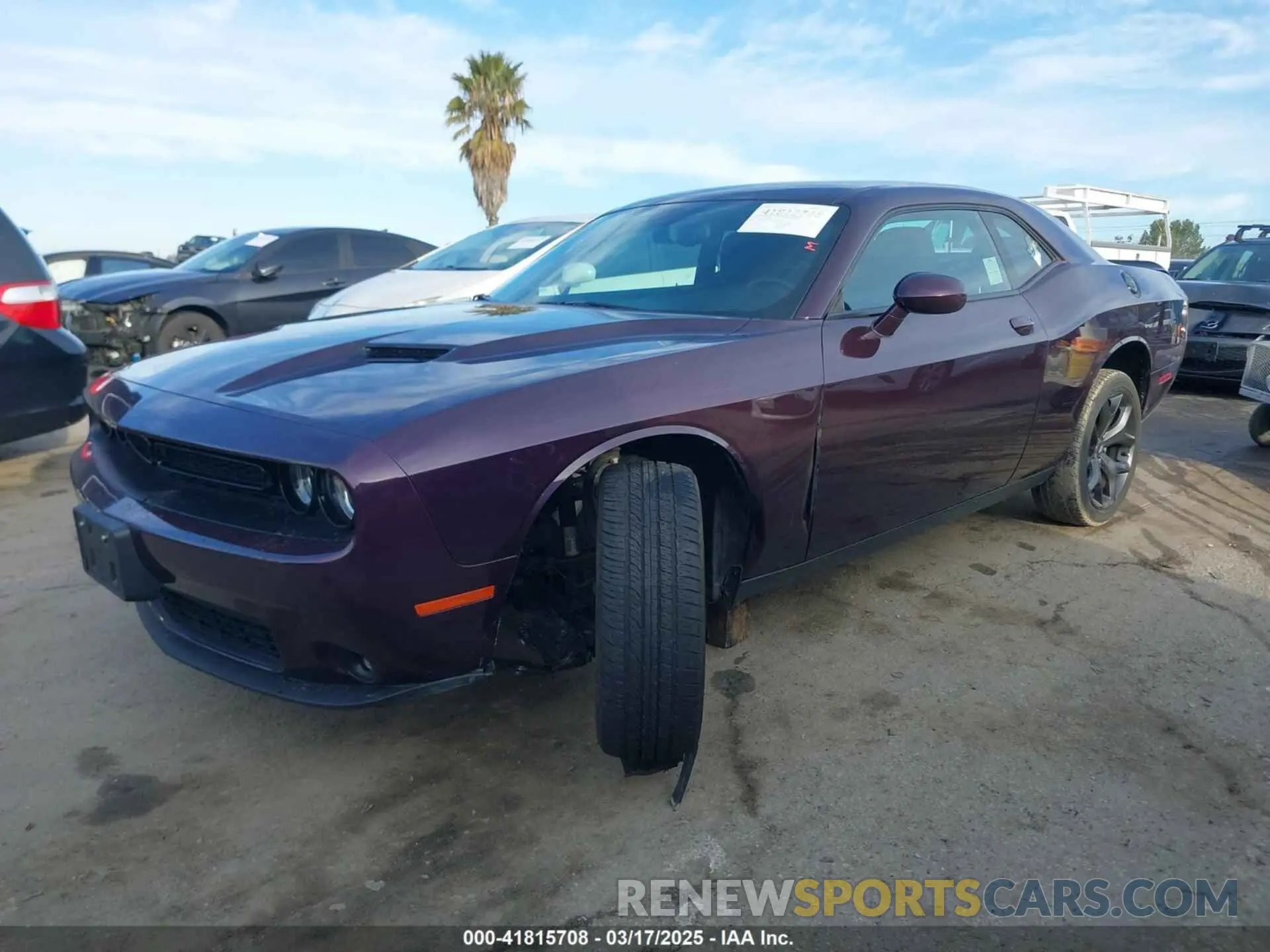 2 Photograph of a damaged car 2C3CDZAGXLH247306 DODGE CHALLENGER 2020