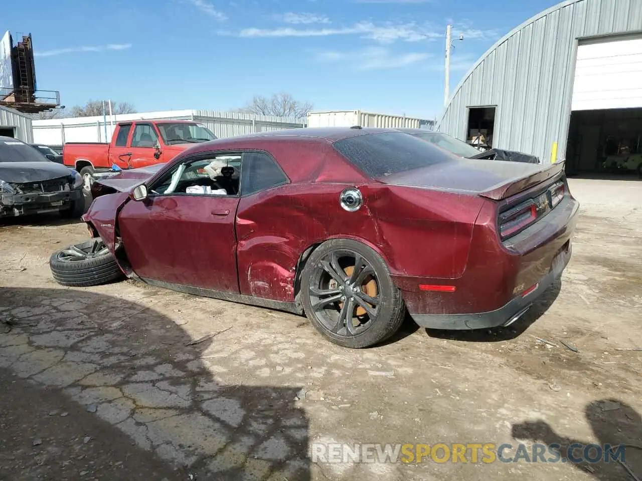 2 Photograph of a damaged car 2C3CDZBT2LH118617 DODGE CHALLENGER 2020