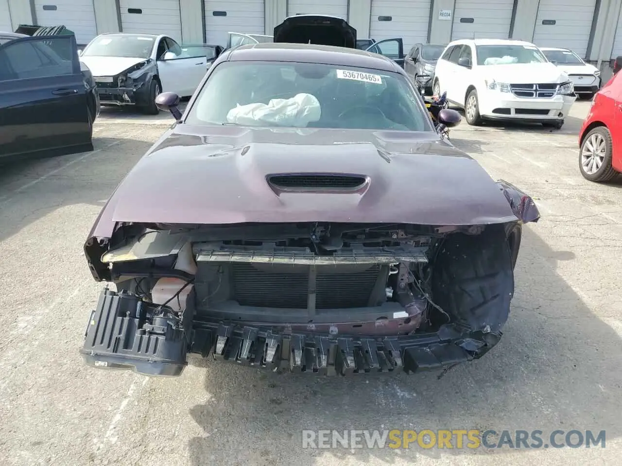 5 Photograph of a damaged car 2C3CDZBT5LH191612 DODGE CHALLENGER 2020
