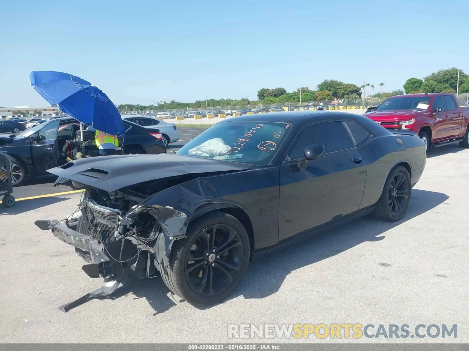 2 Photograph of a damaged car 2C3CDZBT7LH142752 DODGE CHALLENGER 2020