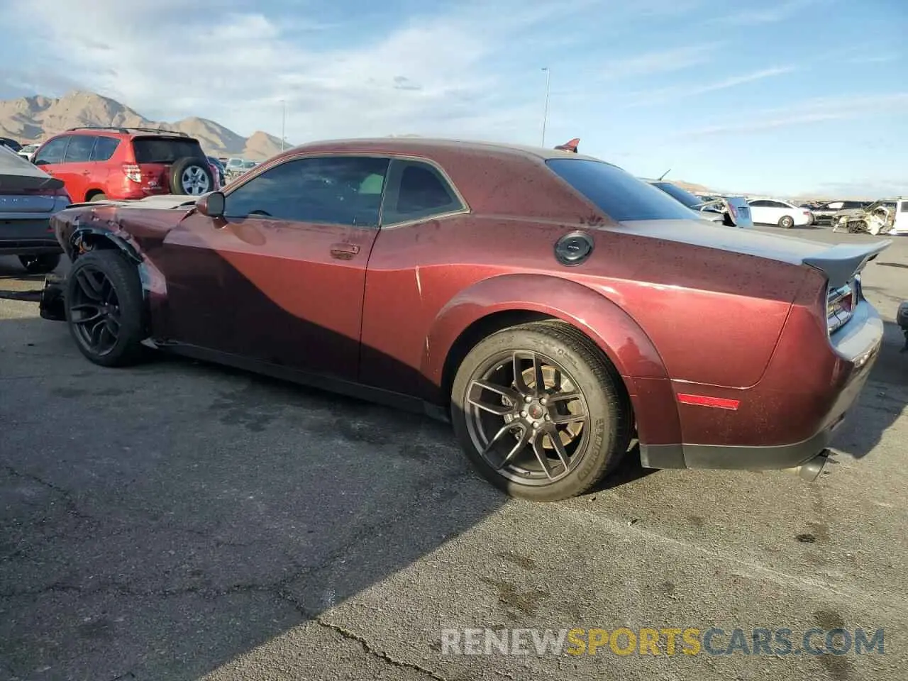 2 Photograph of a damaged car 2C3CDZFJ7LH142808 DODGE CHALLENGER 2020