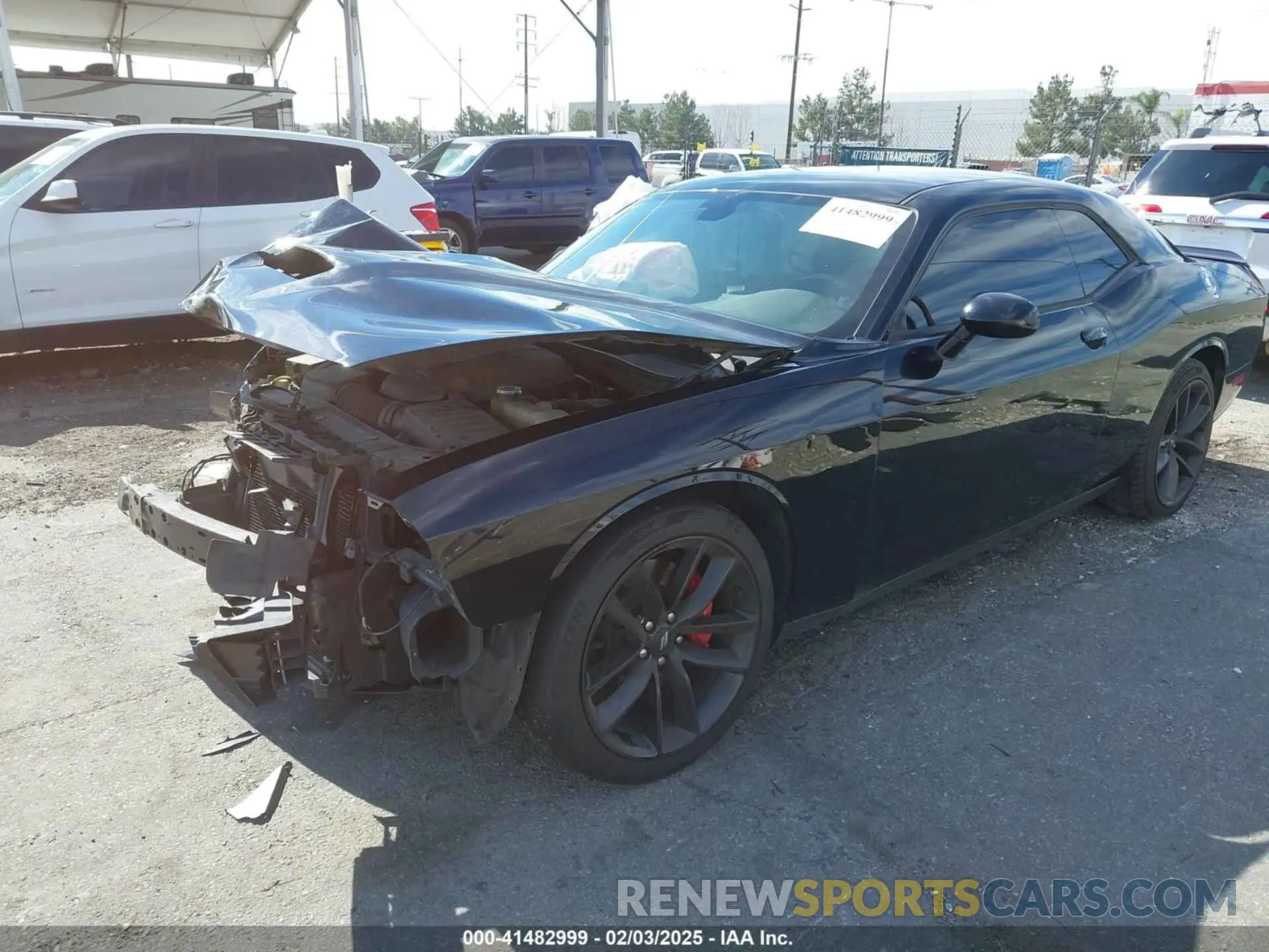 2 Photograph of a damaged car 2C3CDZJG0LH159512 DODGE CHALLENGER 2020