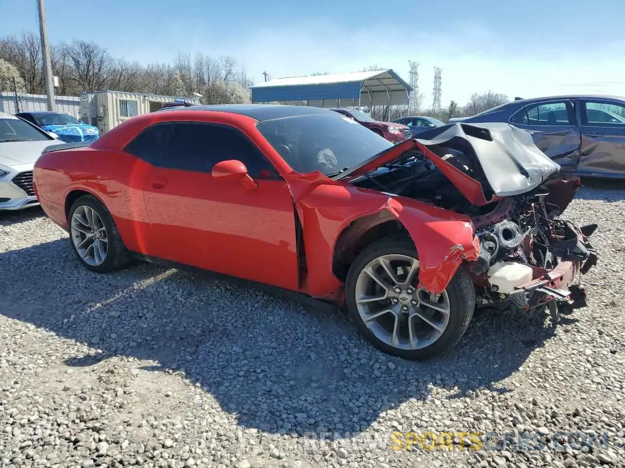 4 Photograph of a damaged car 2C3CDZJG5LH138607 DODGE CHALLENGER 2020