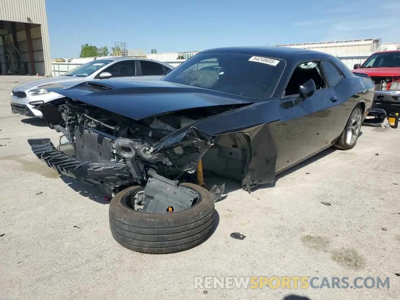1 Photograph of a damaged car 2C3CDZJG7LH156462 DODGE CHALLENGER 2020