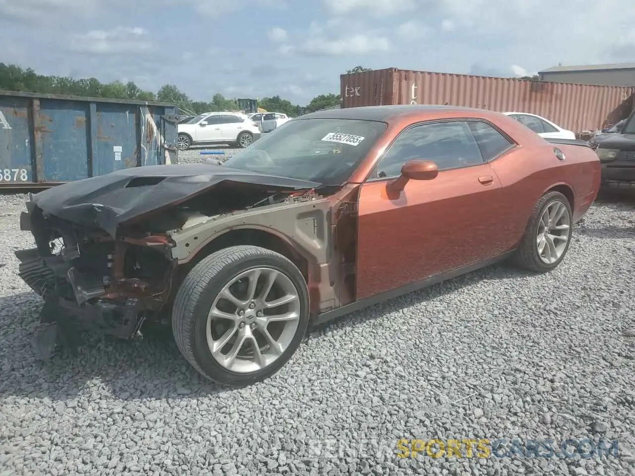 1 Photograph of a damaged car 2C3CDZJG7LH174699 DODGE CHALLENGER 2020