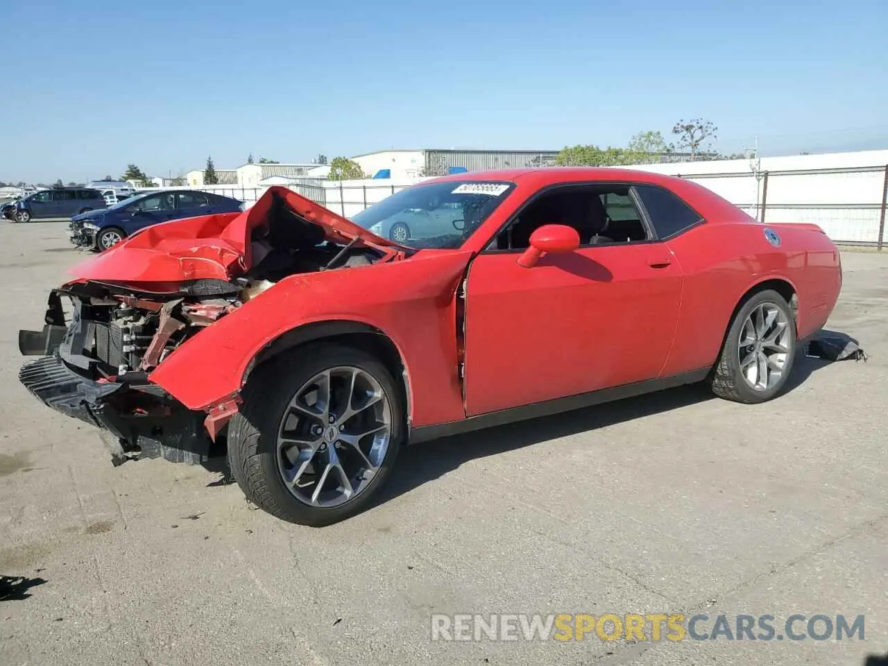 1 Photograph of a damaged car 2C3CDZJGXLH110124 DODGE CHALLENGER 2020
