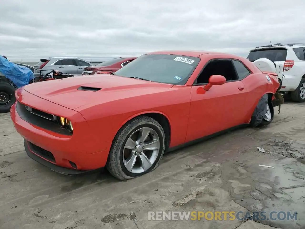 1 Photograph of a damaged car 2C3CDZAG0MH538530 DODGE CHALLENGER 2021