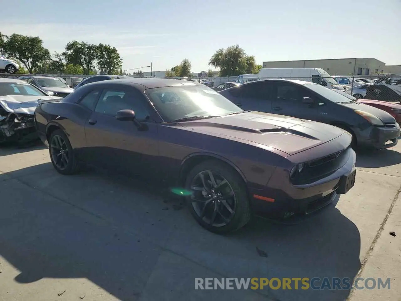 4 Photograph of a damaged car 2C3CDZAG0MH587145 DODGE CHALLENGER 2021