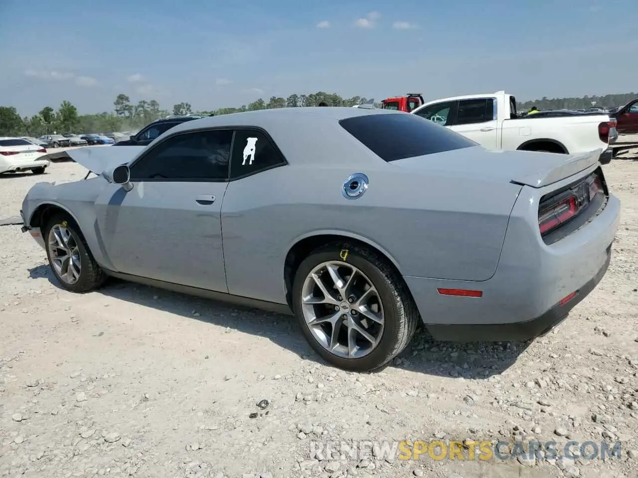 2 Photograph of a damaged car 2C3CDZAG0MH614098 DODGE CHALLENGER 2021