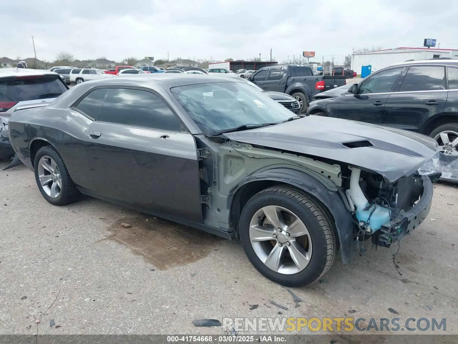 1 Photograph of a damaged car 2C3CDZAG0MH635193 DODGE CHALLENGER 2021