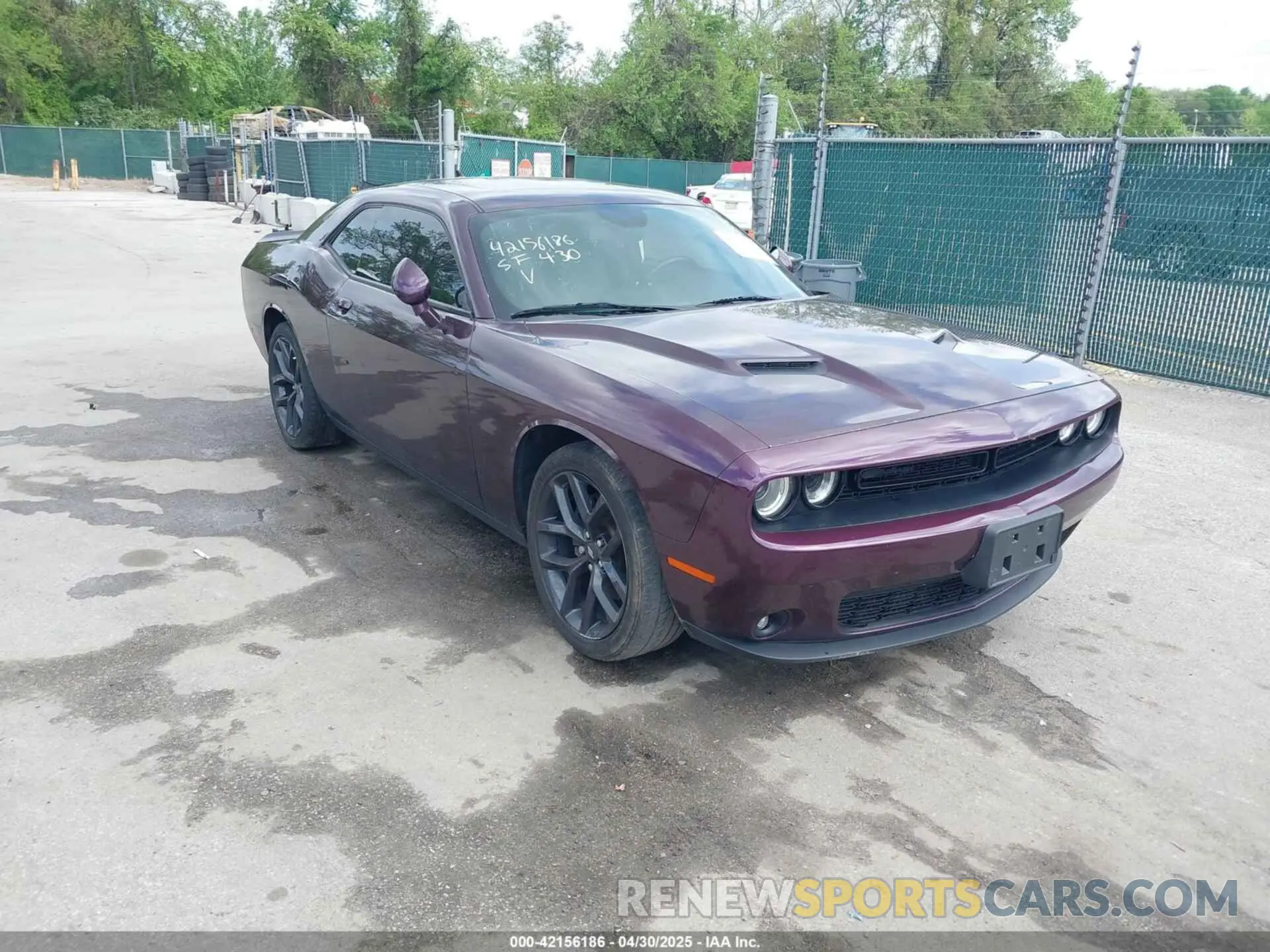 1 Photograph of a damaged car 2C3CDZAG1MH514057 DODGE CHALLENGER 2021