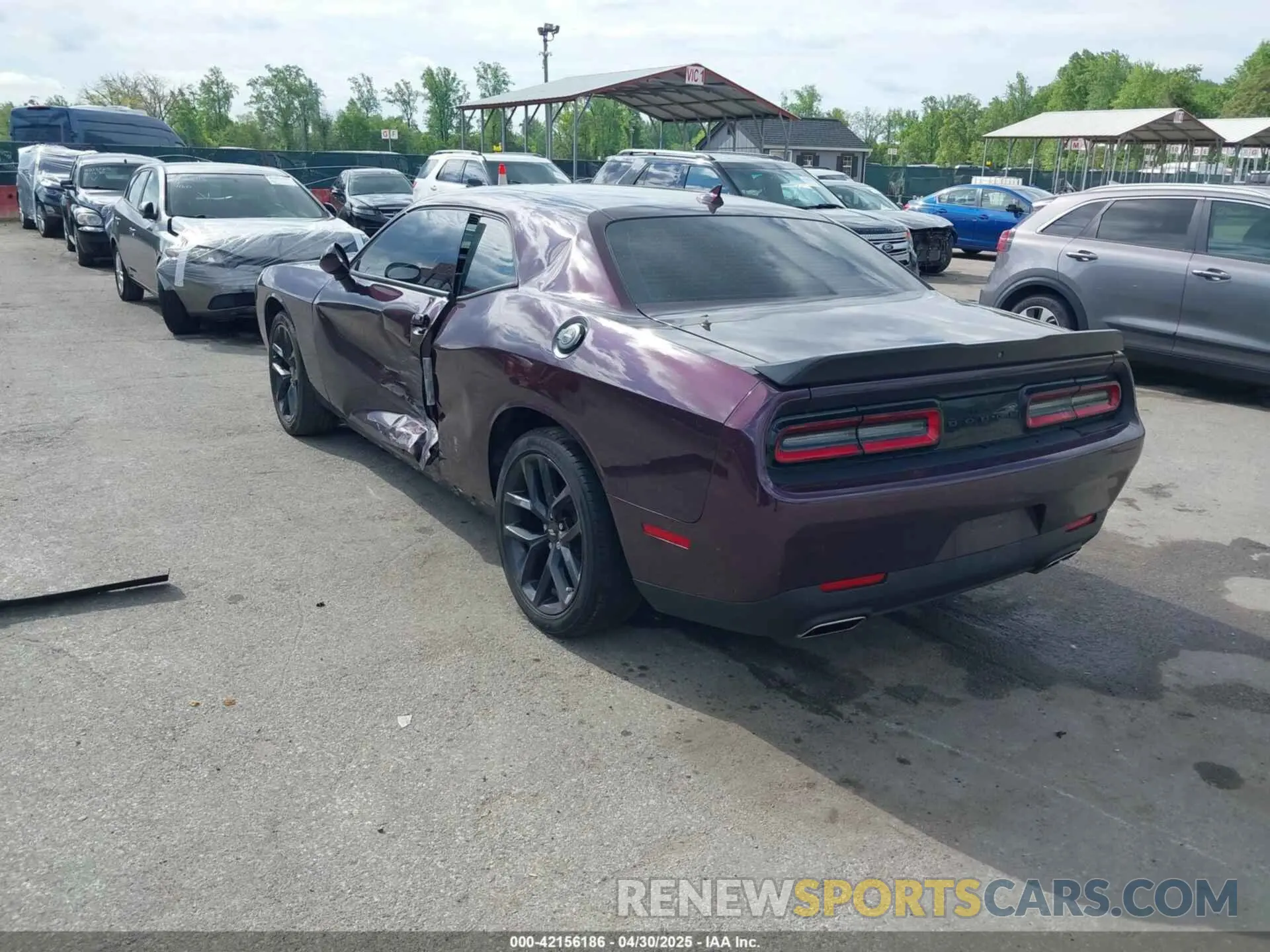 3 Photograph of a damaged car 2C3CDZAG1MH514057 DODGE CHALLENGER 2021