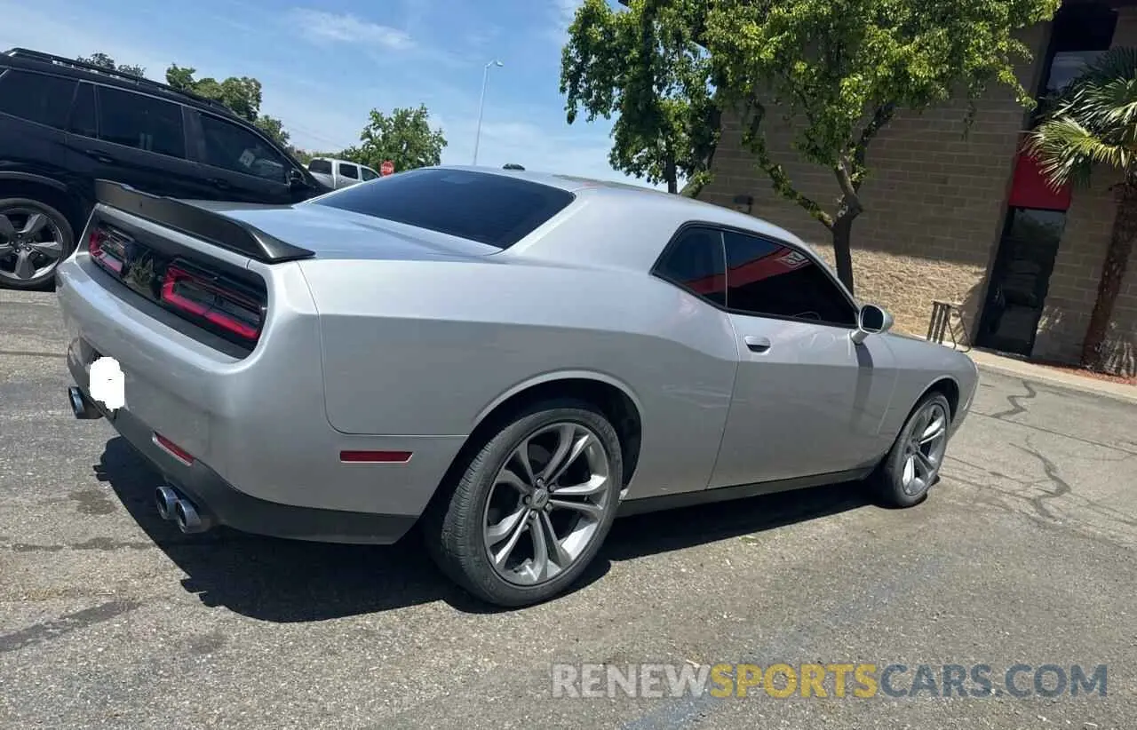 4 Photograph of a damaged car 2C3CDZAG1MH533174 DODGE CHALLENGER 2021