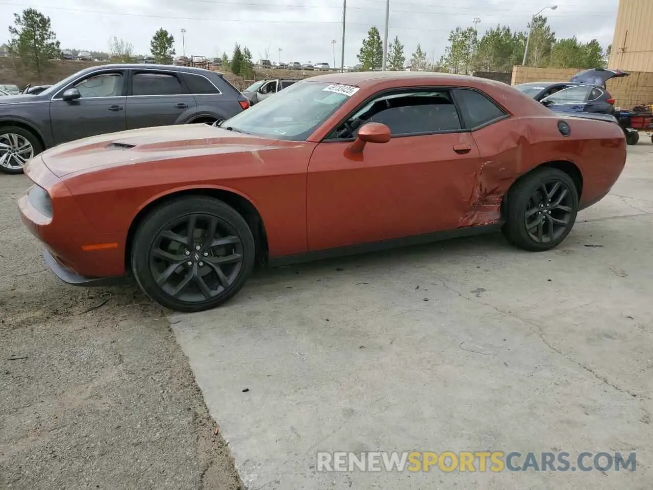 1 Photograph of a damaged car 2C3CDZAG1MH538908 DODGE CHALLENGER 2021