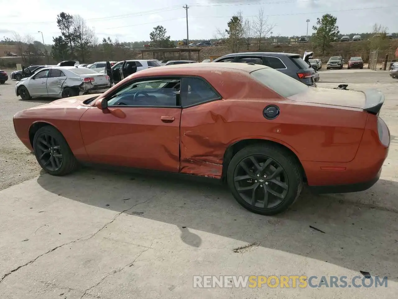 2 Photograph of a damaged car 2C3CDZAG1MH538908 DODGE CHALLENGER 2021