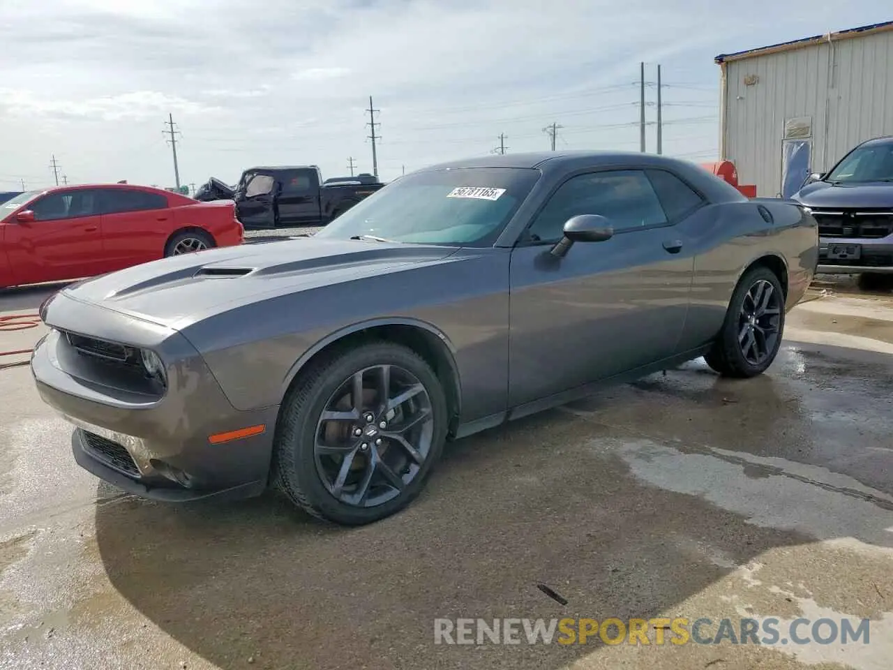 1 Photograph of a damaged car 2C3CDZAG1MH552288 DODGE CHALLENGER 2021