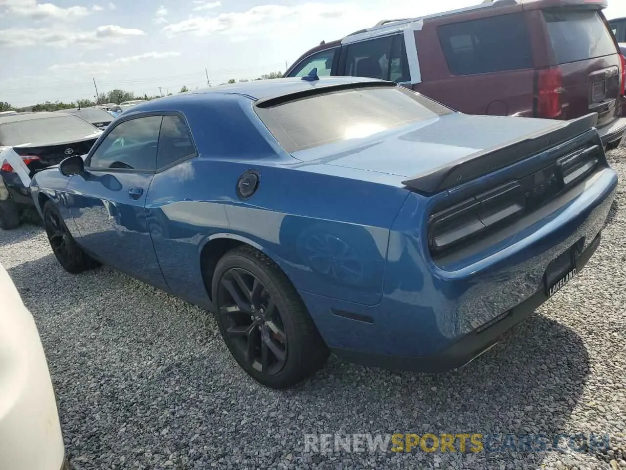 2 Photograph of a damaged car 2C3CDZAG1MH572671 DODGE CHALLENGER 2021