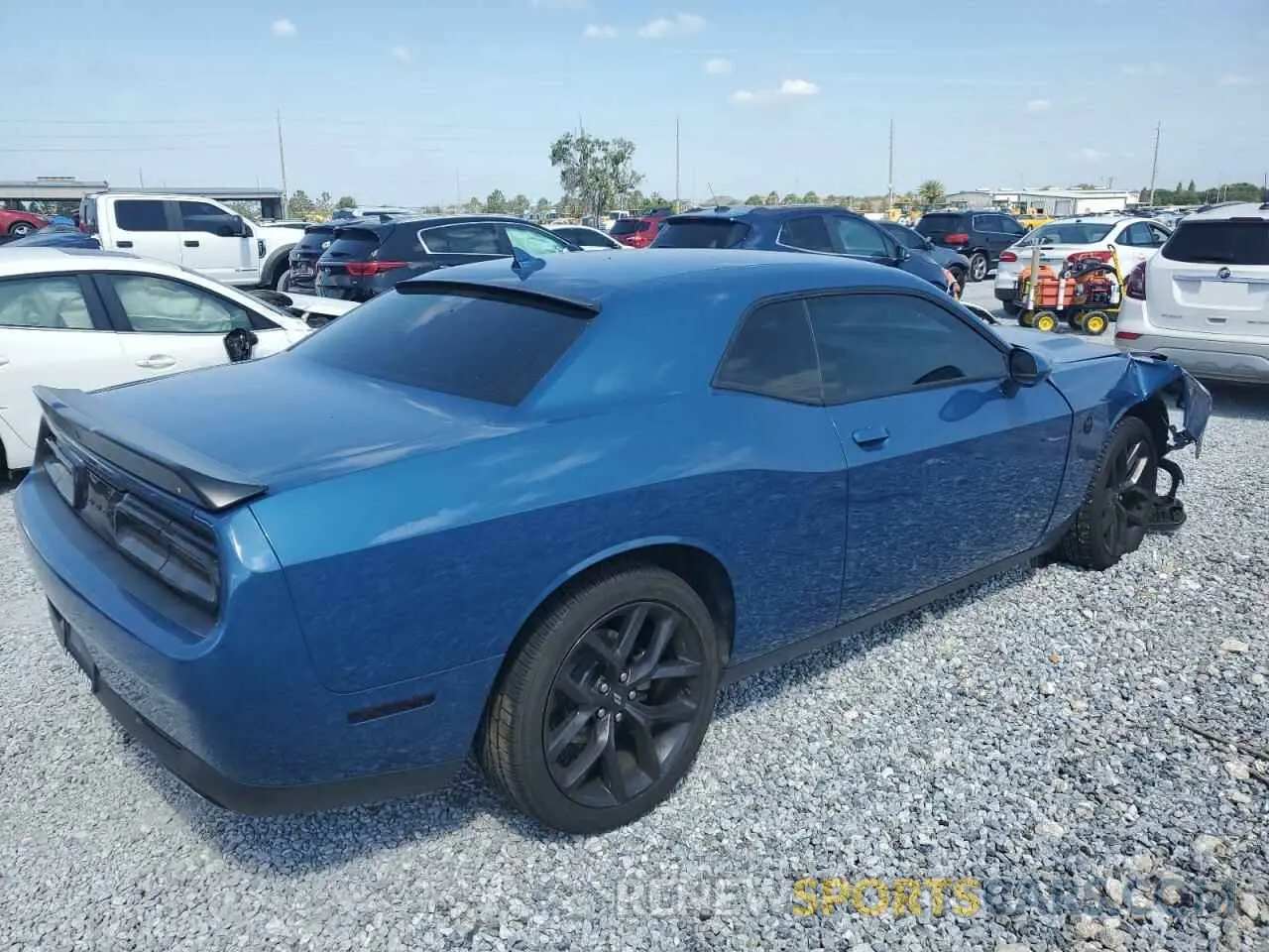 3 Photograph of a damaged car 2C3CDZAG1MH572671 DODGE CHALLENGER 2021