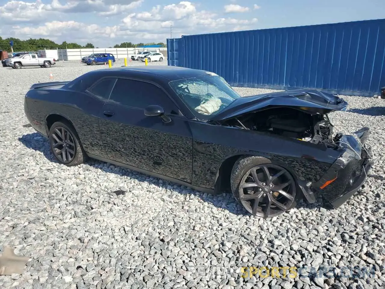 4 Photograph of a damaged car 2C3CDZAG2MH505643 DODGE CHALLENGER 2021