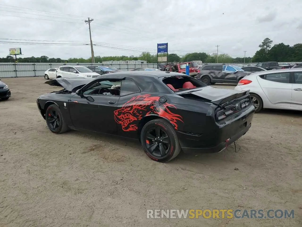 2 Photograph of a damaged car 2C3CDZAG2MH547021 DODGE CHALLENGER 2021