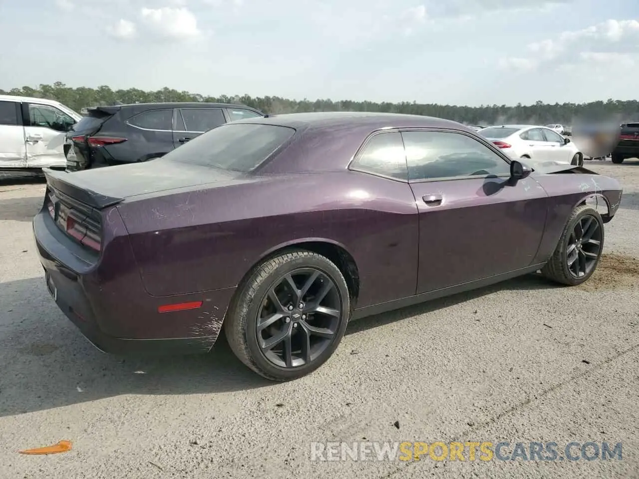 3 Photograph of a damaged car 2C3CDZAG2MH603328 DODGE CHALLENGER 2021