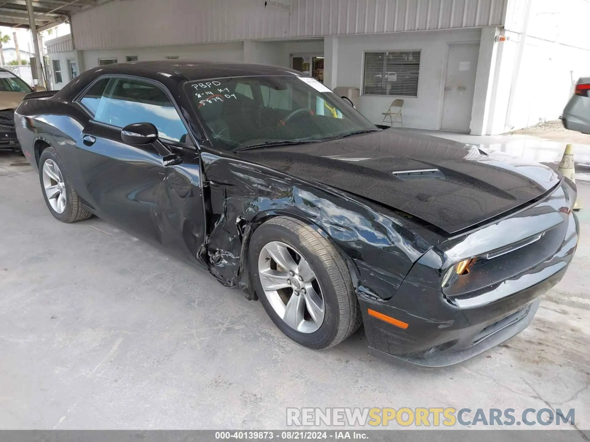 1 Photograph of a damaged car 2C3CDZAG2MH627225 DODGE CHALLENGER 2021