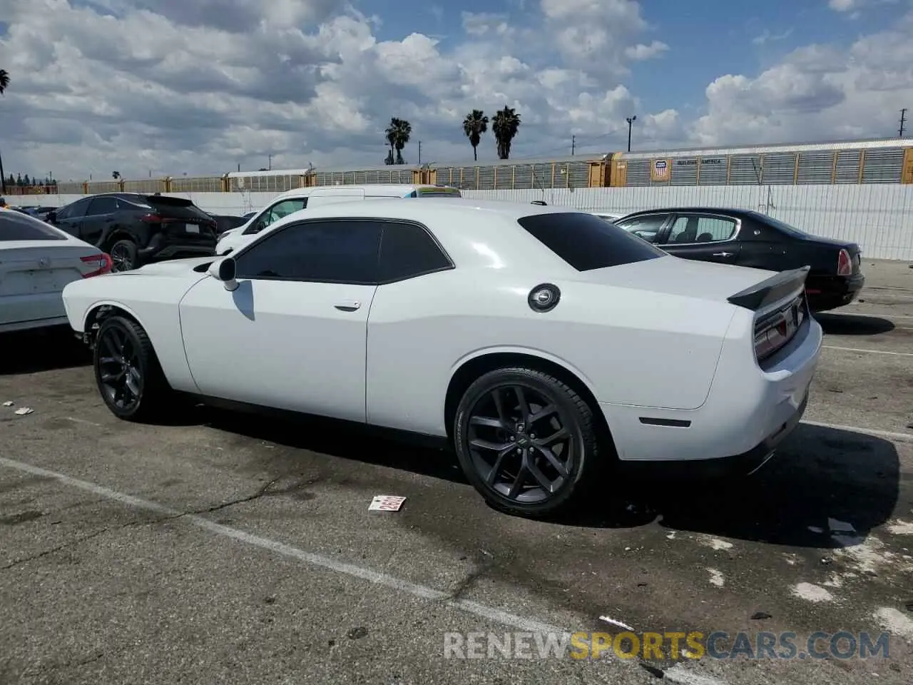 2 Photograph of a damaged car 2C3CDZAG3MH599791 DODGE CHALLENGER 2021