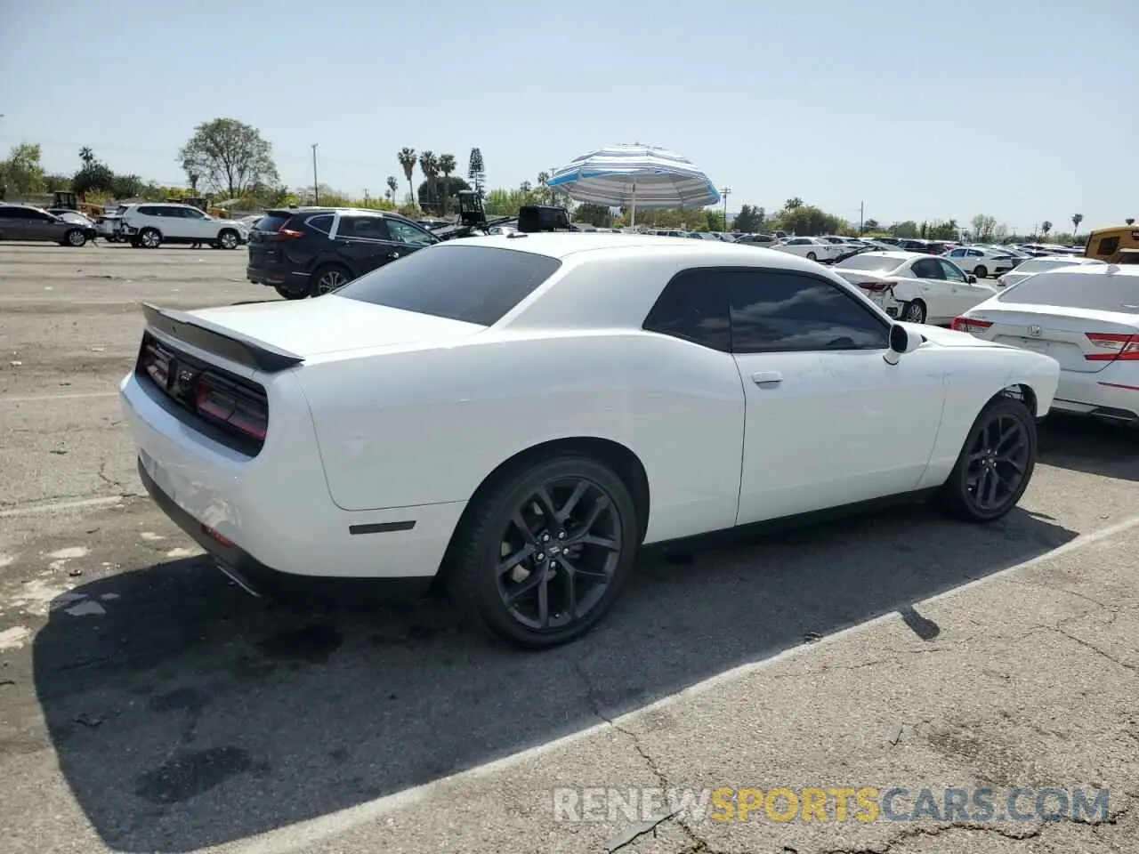 3 Photograph of a damaged car 2C3CDZAG3MH599791 DODGE CHALLENGER 2021