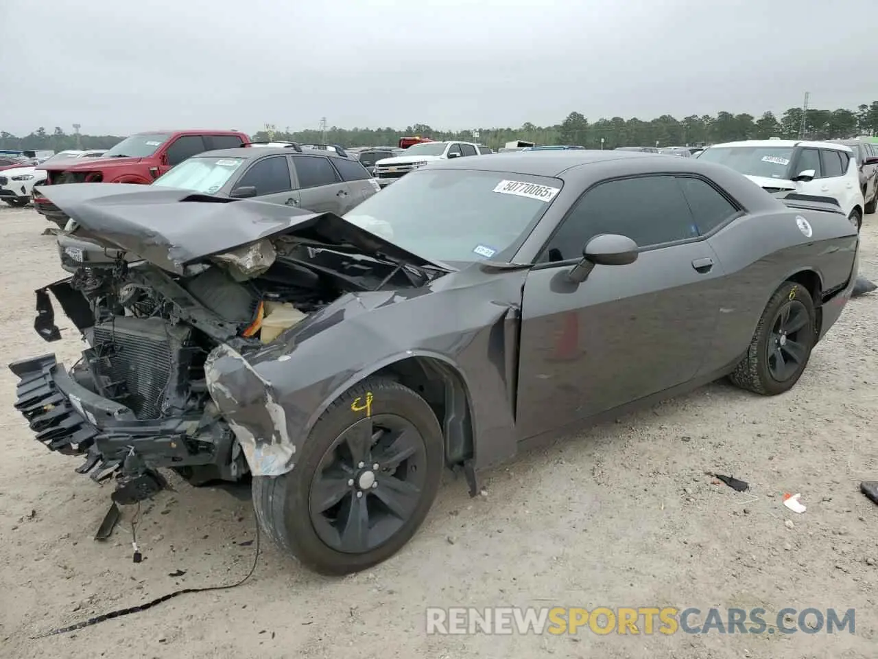 1 Photograph of a damaged car 2C3CDZAG4MH542614 DODGE CHALLENGER 2021