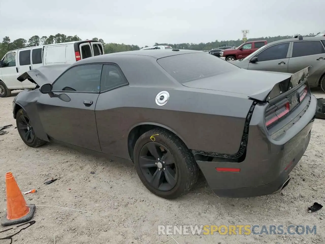 2 Photograph of a damaged car 2C3CDZAG4MH542614 DODGE CHALLENGER 2021